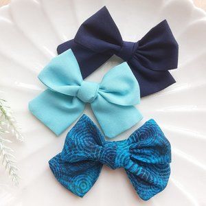 School Girl Bows, Set of 3 Hair Bows for girls NEW